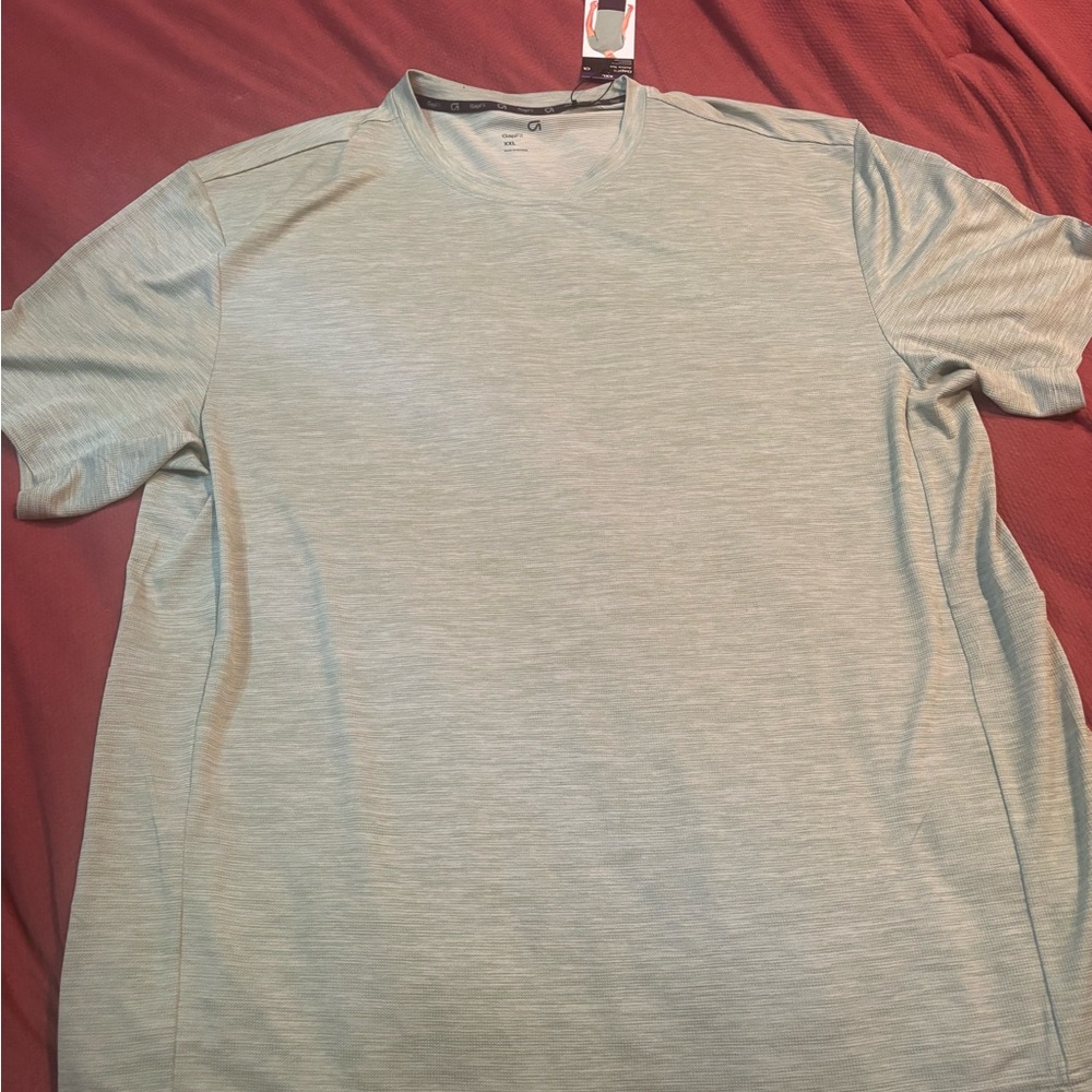 Gap Fit lily pad Green XXL NWT Acrive T shirt Moister Wicking - Picture 5 of 7
